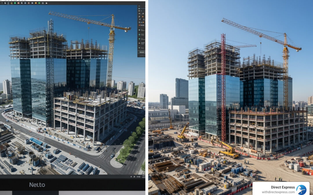 construction progress monitoring services